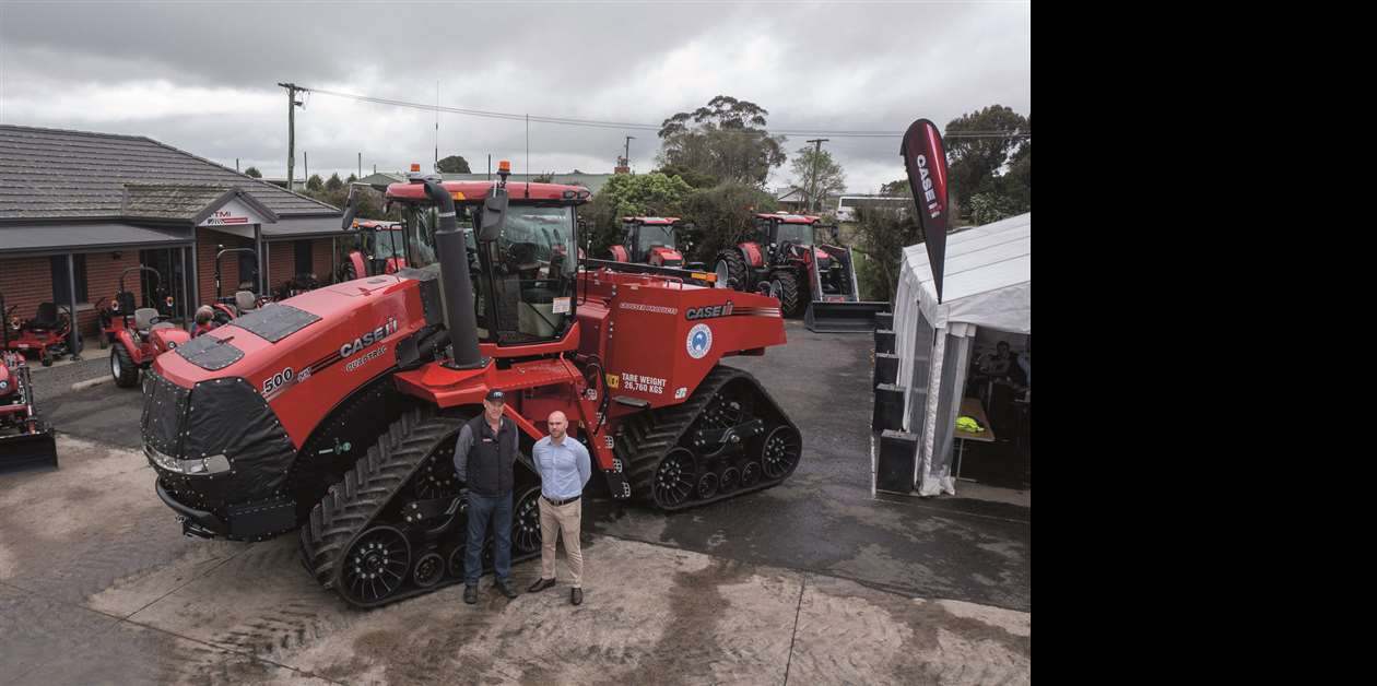 Three Case IH farm tractors Antarctica bound Construction Briefing