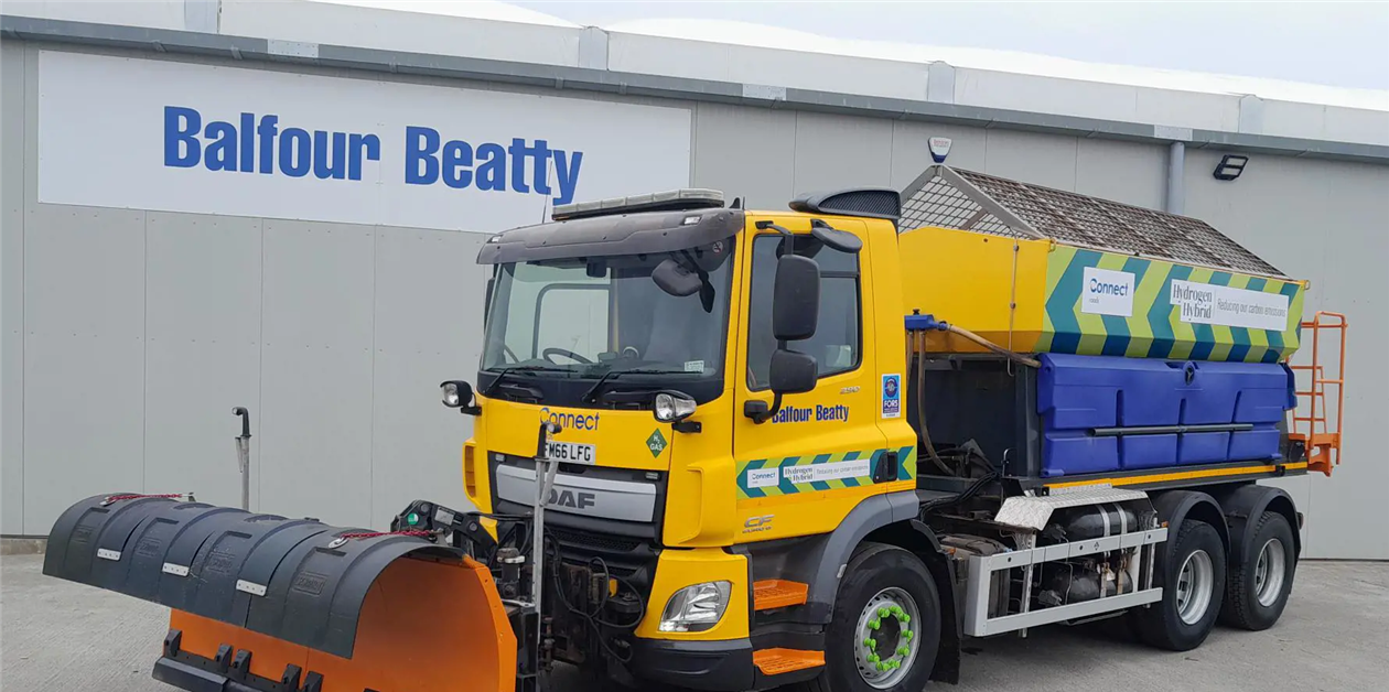 Balfour Beatty's M77 Project: Innovating Construction with Hybrid Hydrogen Power System