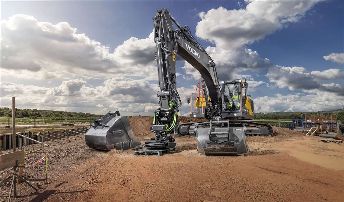 Volvo's updated EC250E excavator