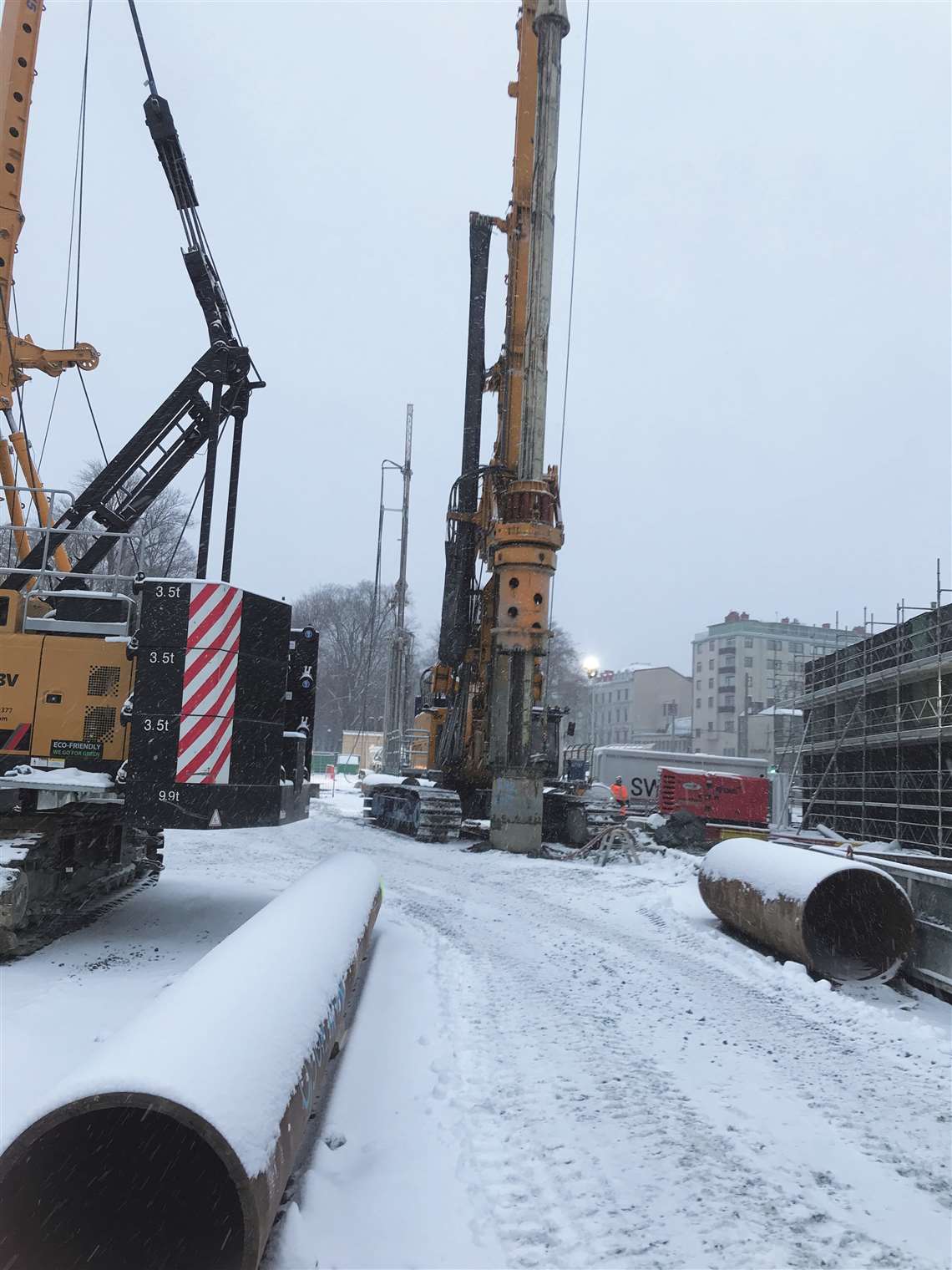 Aarsleff’s project at the Haga station in Gothenburg, Sweden, part of a €2 billion Euro transport programme