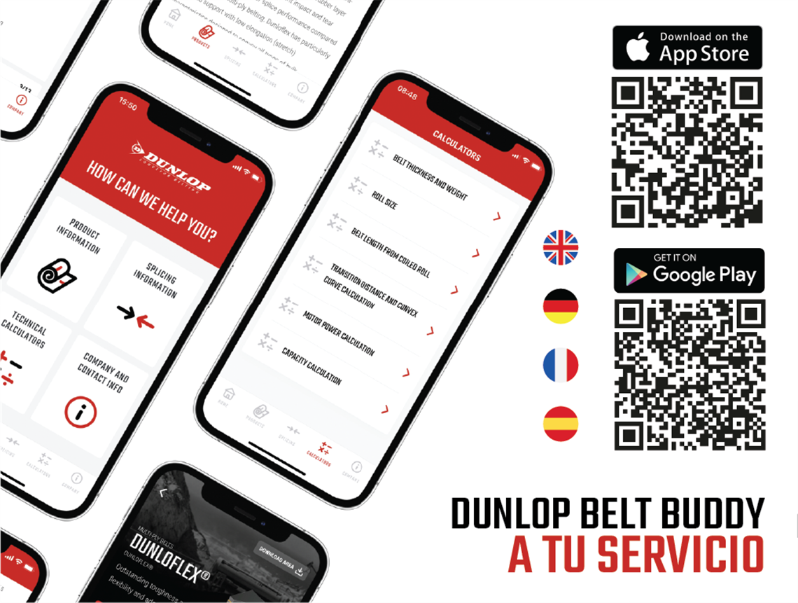 Dunlop App for Conveyor Belts