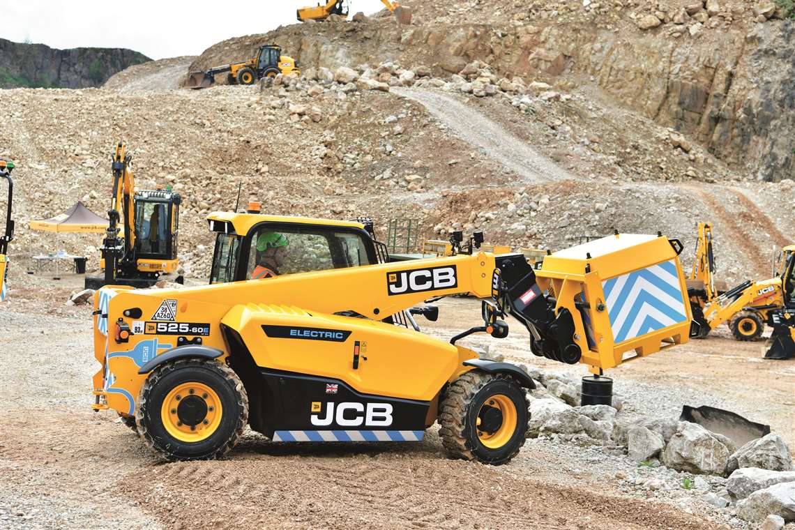 JCB 525-60E Loadall electric telehandler