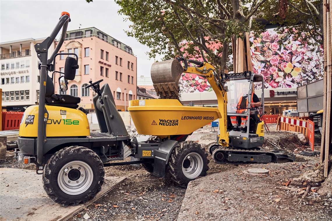 Wacker Neuson DW15e wheel dumper