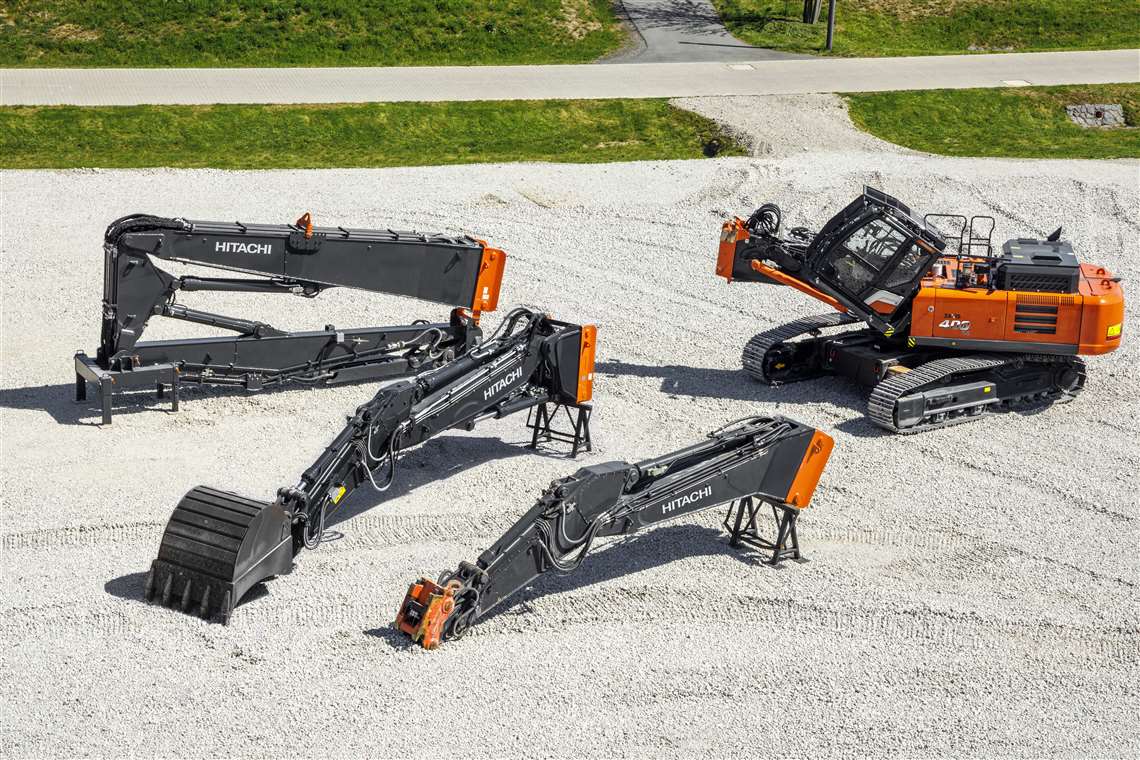 The ZX400MC-7 excavator. 