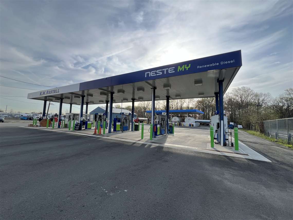 Neste MY Renewable Diesel is now available in New Jersey at K.W. Rastall Oil's North Brunswick, N.J., truck stop. (Photo: K.W. Rastall Oil)