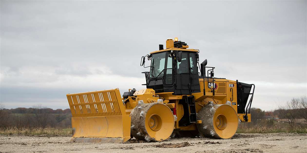 CAT 815F Soil Compactor 1:50スケール ＆9882点 815 Soil Compactor