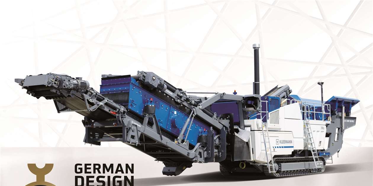 KLEEMANN 建設機械 重機 Kleemann impact crusher wins Design Award - Construction Briefing