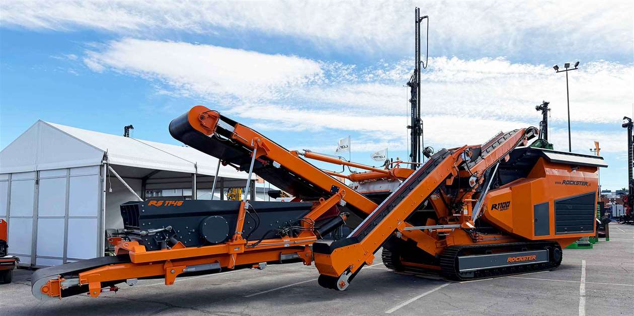 Rockster launches R1100d impact crusher at ConExpo