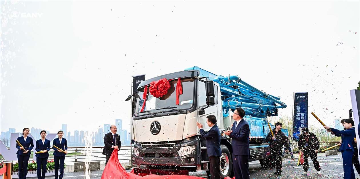 China’s Sany claims ‘world first’ with new hybrid concrete pump truck