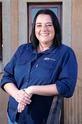 Kate Bester, gerente de contratos da Jet Demolition.