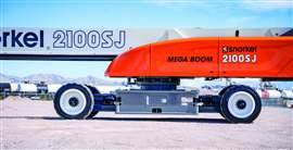 The Snorkel 2100SJ boom lift