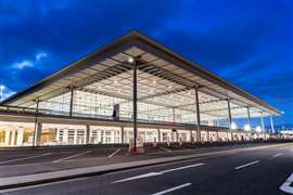 Passenger terminal at Berlin Brandenburg airport