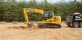 Komatsu's upgraded PC130LC-11 promises a 20% greater lifting capacity