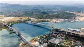 Render del cuarto puente sobre el Canal de Panamá. Sener.
