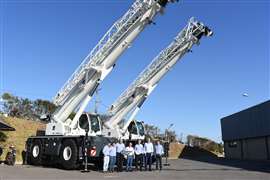 Milplan recibe dos nuevas grúas todoterreno LRT 1100-2.1 de Liebherr