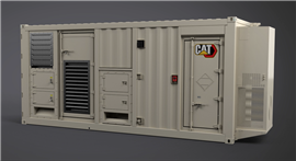 La nueva solución de Caterpillar parte desde los 570 kW de potencia eléctrica