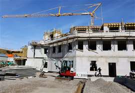 A construction site in Germany (Image: Reuters)