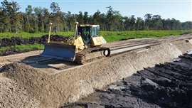 Work underway on the West Shore Lake West Pontchartrain project