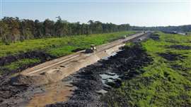 Work underway on the West Shore Lake West Pontchartrain project