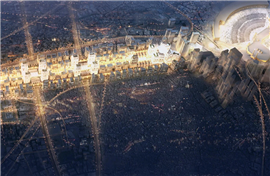 Digital render of how Masar Makkah will look from above