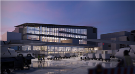 Rendering of C Concourse at SEA Airport.