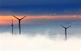 wind farm illustration