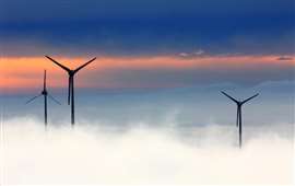 wind farm illustration