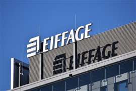 Image of a building displaying the Eiffage logo.