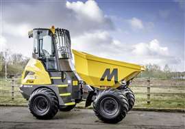Dumper de chantier avec cabine Mecalac 9MDX