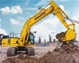 La excavadora PC200100M0 de Komastu