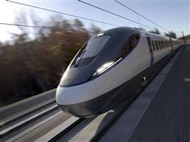 artist impression of HS2