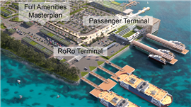 Un'impressione del terminal dei traghetti proposto a Zanzibar