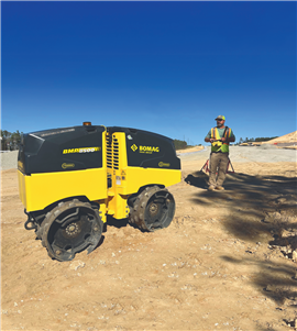 Compattatore BMP 8500 di Bomag. (Foto: Bomag)