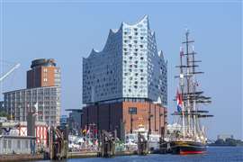 Hochtief built the Elbe Philharmonic Hall in Hamburg, Germany