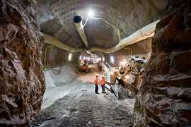 Un progetto di scavo del tunnel di Hochtief