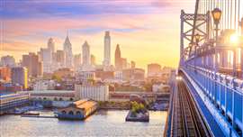 A Philadelphia rail line. (Image: Adobe Stock)