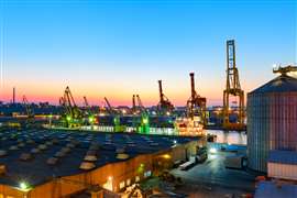 Hafen von Constanta in Rumänien