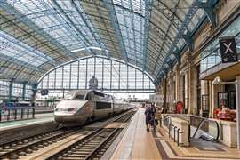 A high-speed train in Bordeaux, France. (Image: Adobe Stock)