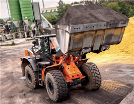 The Hitachi ZW310-7 wheel loader 