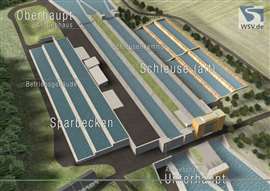 A visualisation of the proposed lock at Kriegenbrunn