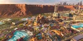 A digital image of the Aquarabia water theme park