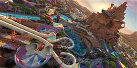 A digital image of the Aquarabia water theme park