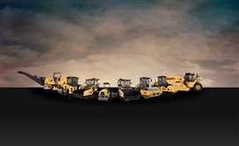 Derzeit verfügbare Produkte der Straßenbauabteilung von Caterpillar