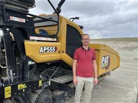 David Fabro, Business Development Manager für Straßenbau bei Caterpillar
