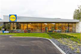 A new Lidl store in Aberdare, Wales