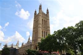 Victoria Tower at the Palace of Westminster