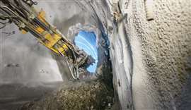 Avance del túnel de base de Semmering
