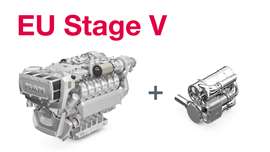 MAN Engines D3872 diesel engine and exhaust gas aftertreatment system
