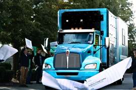 Kenworth T370 prototype finishes record-setting drive