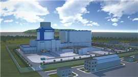 Rendering Westinghouse del reattore AP1000 per la centrale Lubiatowo-Kopalino in Polonia